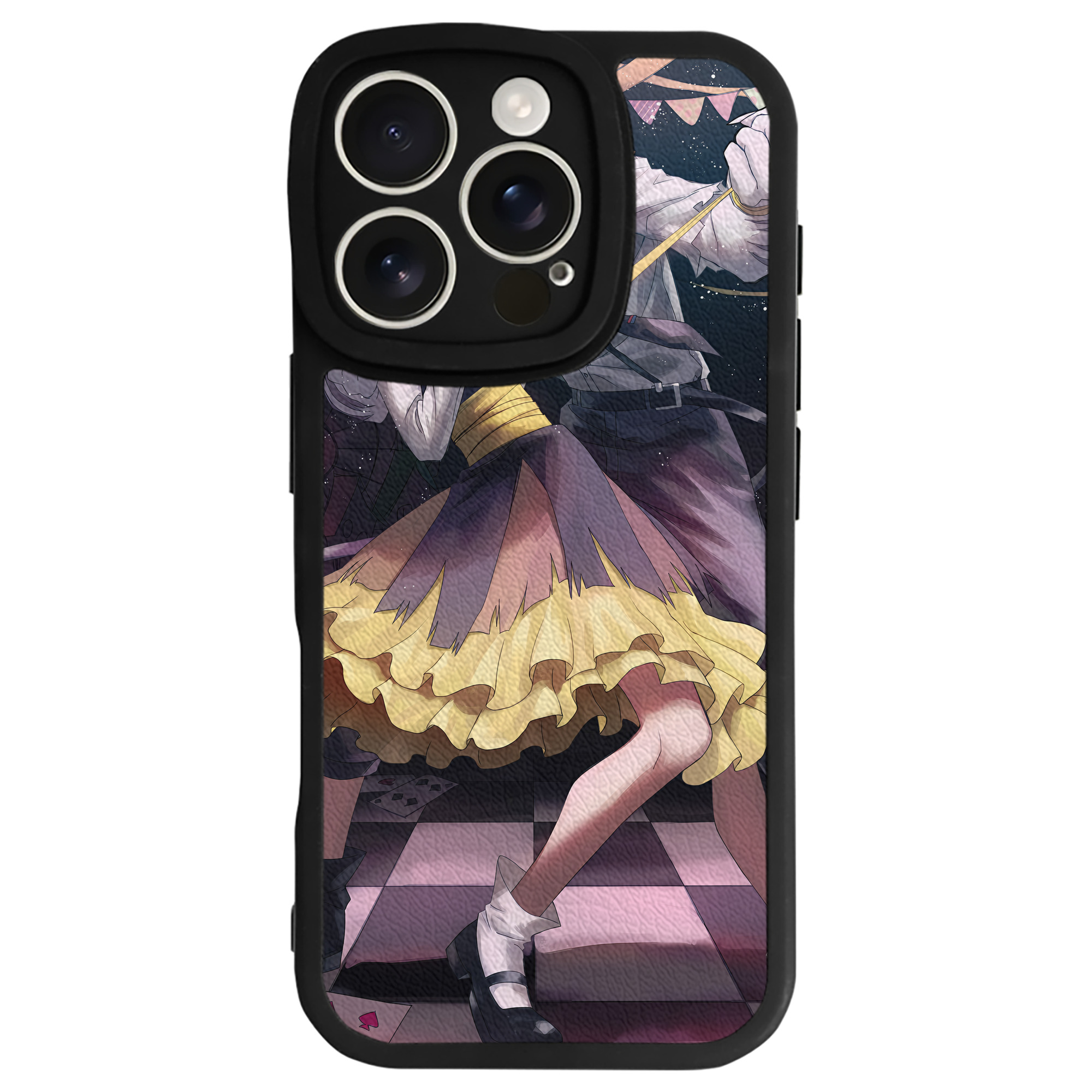 （画像用） 文豪ストレイドッグス Bungo Stray Dogs 【iPhone 16シリーズ対応】シリコンスマホケース（レザー調） 材質：シリコン